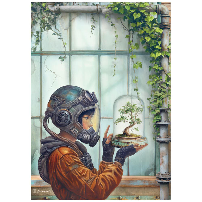 Stamperia A New Beginning A4 Rice Paper Terrarium