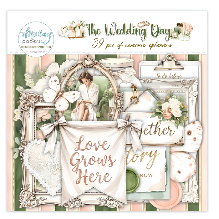 Mintay The Wedding Day Ephemera 39pc
