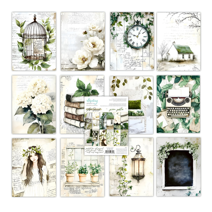 Mintay Paper Green Gables 6" x"8 Art Journal Paper Set