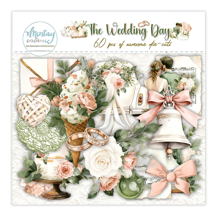 Mintay The Wedding Day Ephemera 60pc