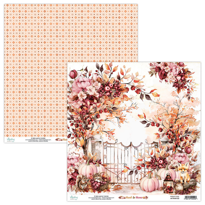 Mintay Rust & Rose 8" x"8 Paper Pad
