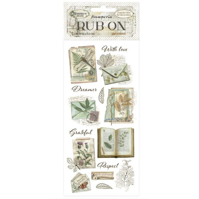 Stamperia Herbarium Silvae Rub - On Botanical Books