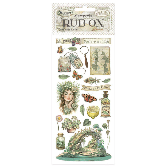 Stamperia Herbarium Silvae Rub - On Bridge