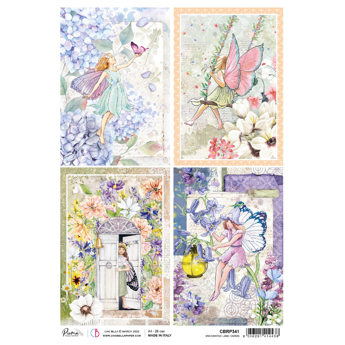 Ciao Bella Enchanted Land A4 Rice Paper (Cards)