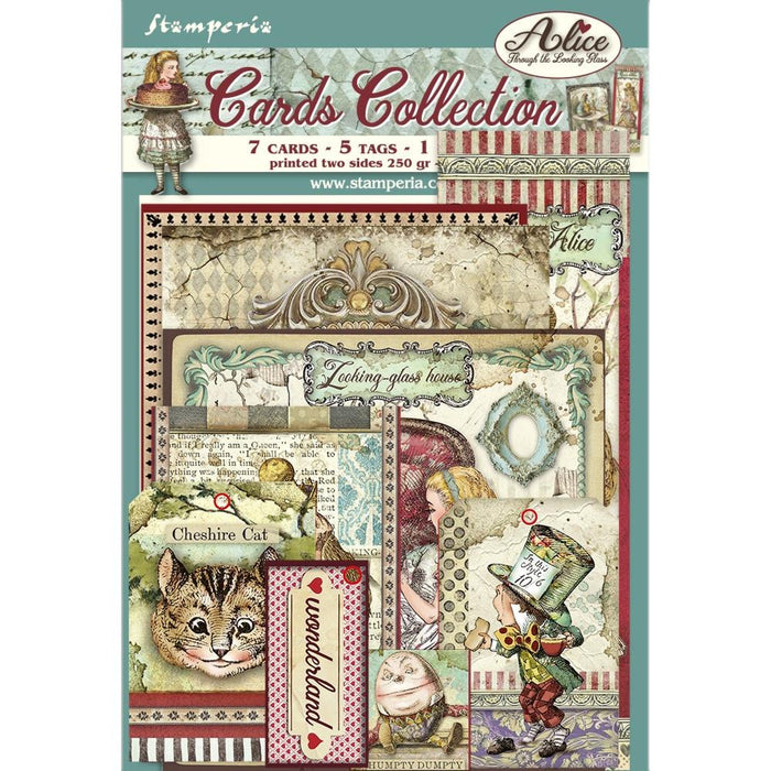 Stamperia Alice Cards Collections