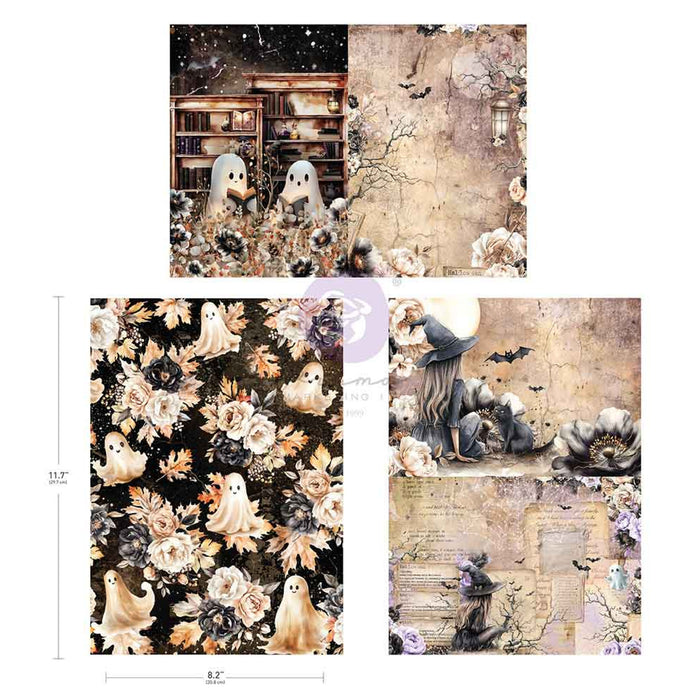 Prima Marketing Bewitched Decoupage A4 Paper Set