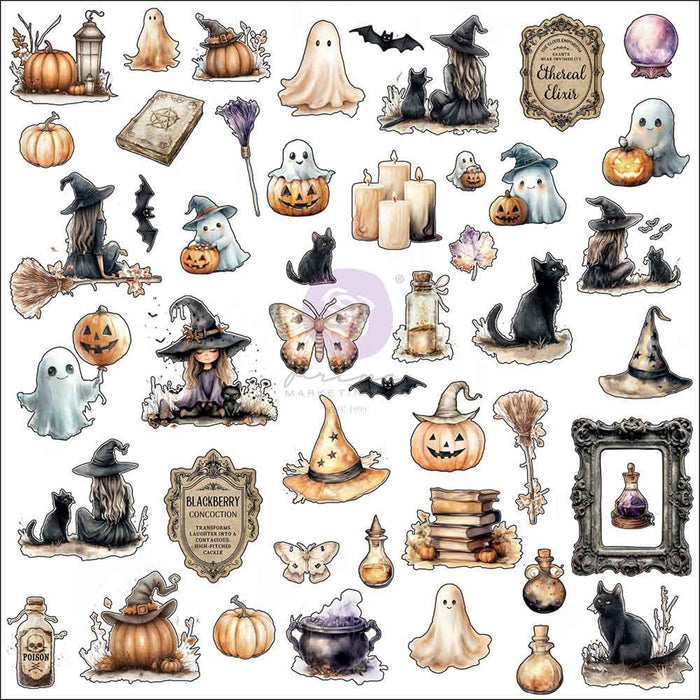 Prima Marketing Bewitched Ephemera Boo - Tiful Bits 94pc