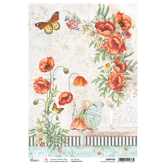 Ciao Bella Enchanted Land A4 Rice Paper (Happiness Of Nature)