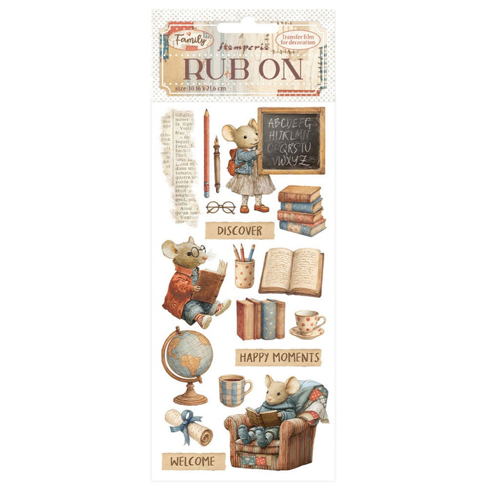 Stamperia Family Rub - On Happy Moments