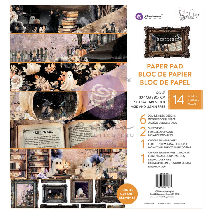 Prima Marketing Bewitched  12" x 12" Paper Pad