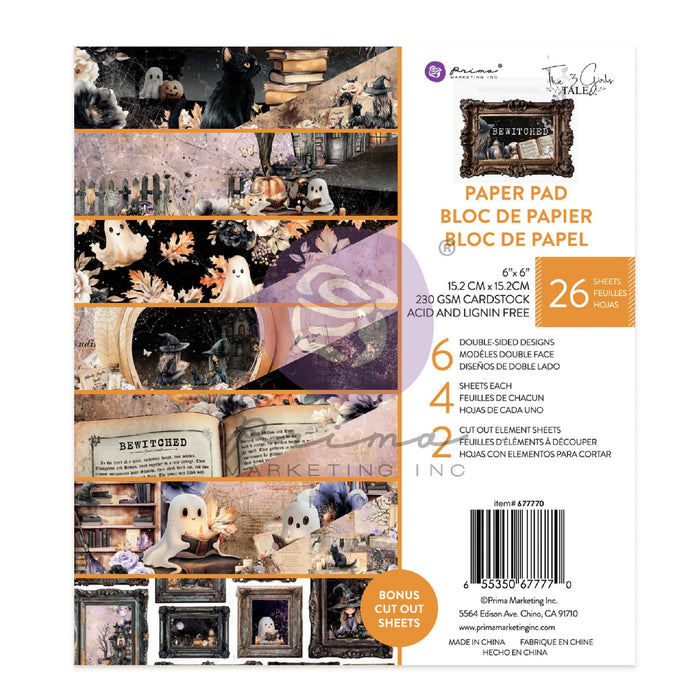 Prima Marketing Bewitched 6"x 6" Paper Pad