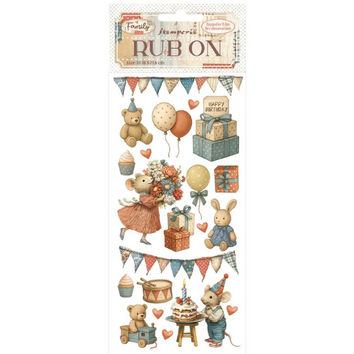 Stamperia Family Rub - On Party