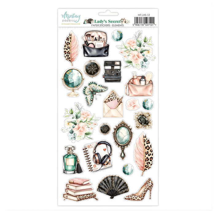 Mintay Lady's Secret 6" x"12 Paper Sticker