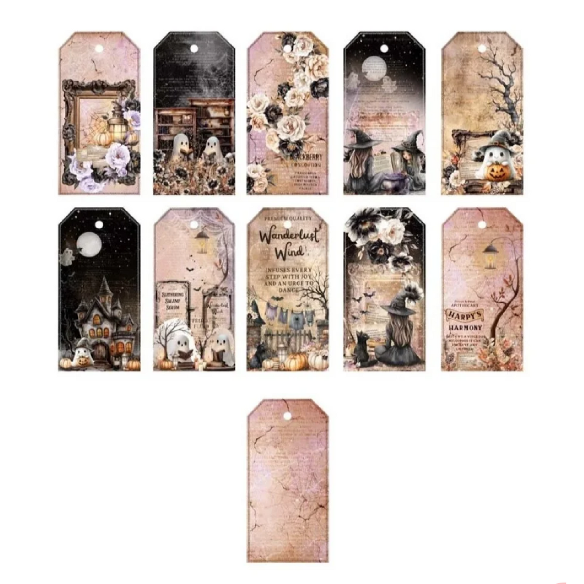 Prima Marketing Bewitched Tag Pad — Lena Treasure Box