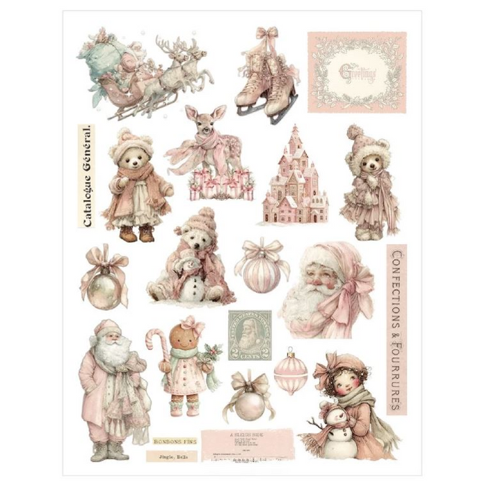 Prima Marketing Christmas Blush Transfer
