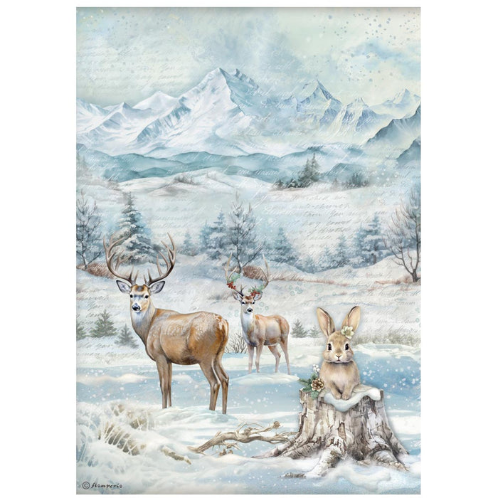 Stamperia The Owl's House A4 Rice Paper Wildlife