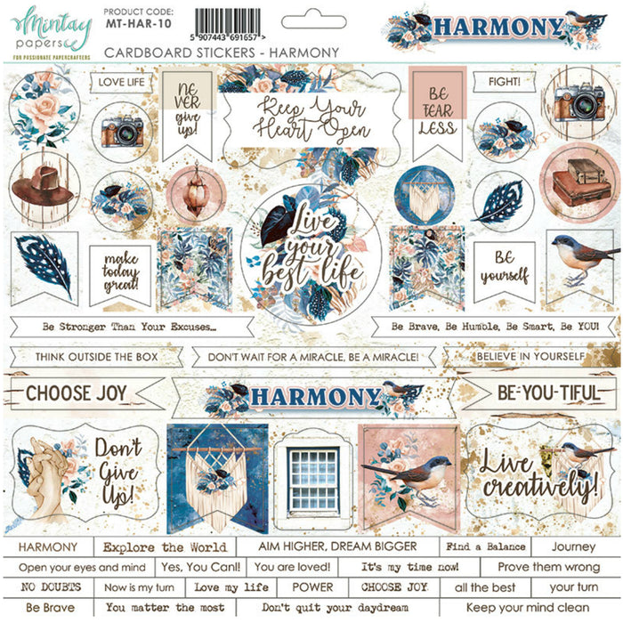 Mintay Harmony 12" x 12" Cardstock Sticker