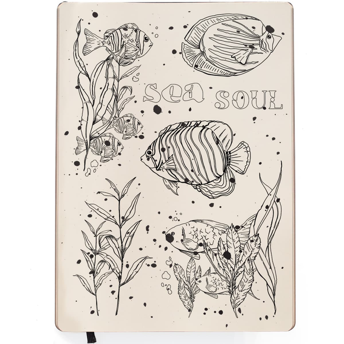 Ciao Bella Underwater Love "6 x 8" Clear Stamp Soul Of The Sea