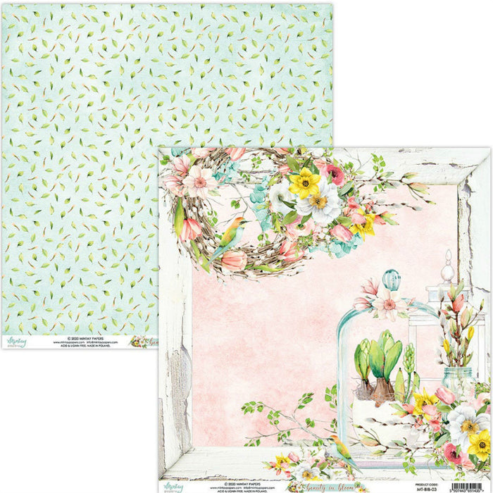 Mintay Beauty in Bloom 6"x 6" Scrapbooking Paper Pad