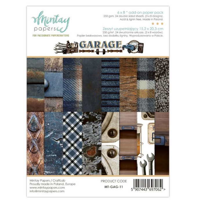 Mintay Garage 6" x"8 Paper Pad