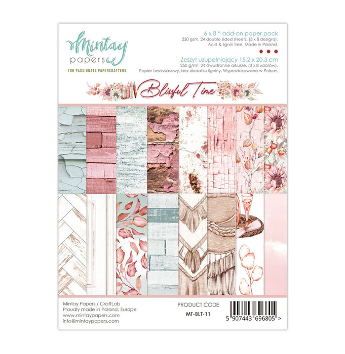 Mintay Blissful Time 6" x"8 Paper Pad