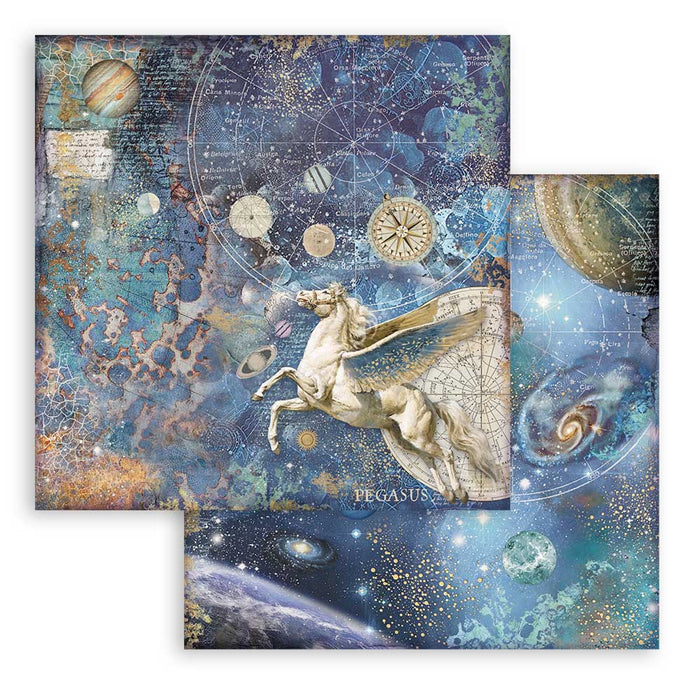 Stamperia Cosmos Infinity 8" x 8" Paper Pad