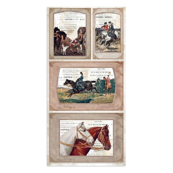 Stamperia Horses 6" x 12" Collectables