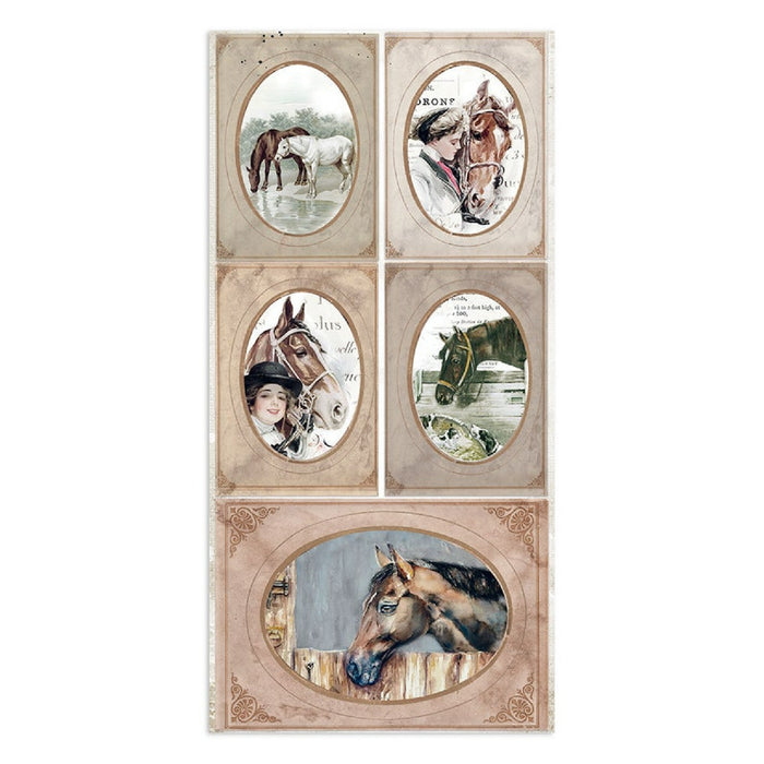 Stamperia Horses 6" x 12" Collectables