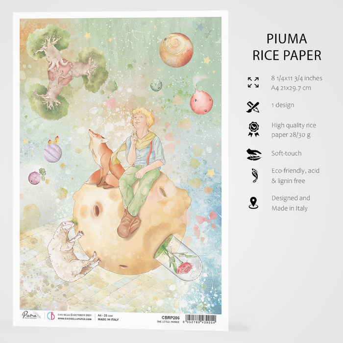 Ciao Bella Little Prince A4 Rice Paper