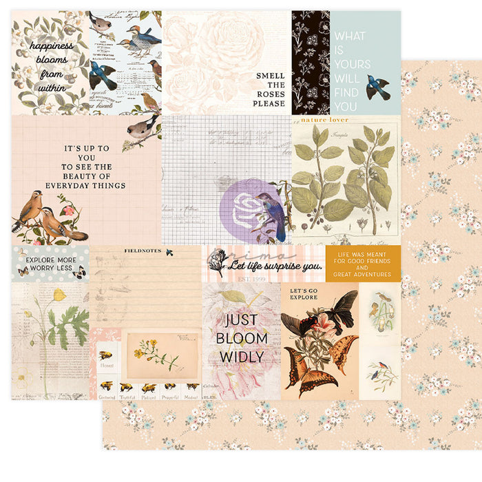 Nature Lover 12" x 12" Paper Pad by Prima Marketing