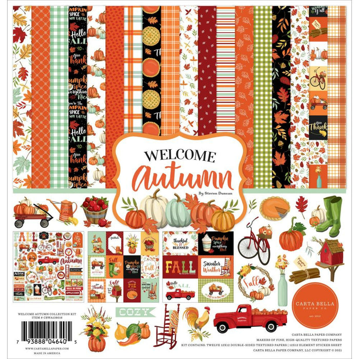 Carta Bella Welcome Autumn 12" x 12" Collection Kit