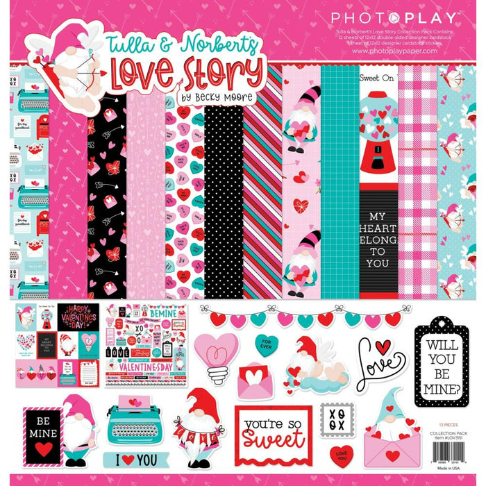 Photoplay Tulla & Norbert's Love Story 12"x 12" Collection Pack,