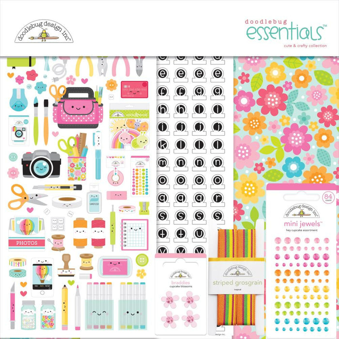 Doodlebug Design Cute & Crafty  12" x 12" Essentials Kit