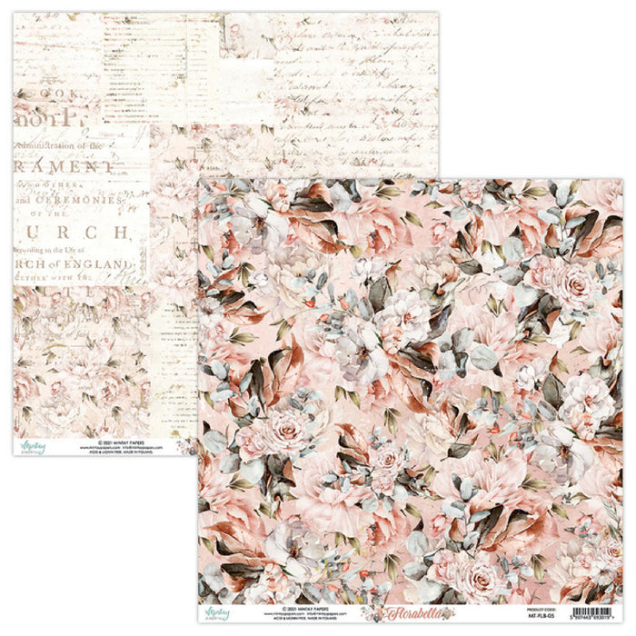 Mintay Florabella 6"x 6" Scrapbooking Paper Pad