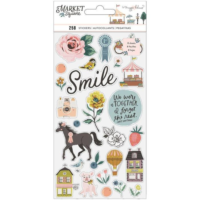 Market Square Sticker Book 258pc by Maggie Holmes