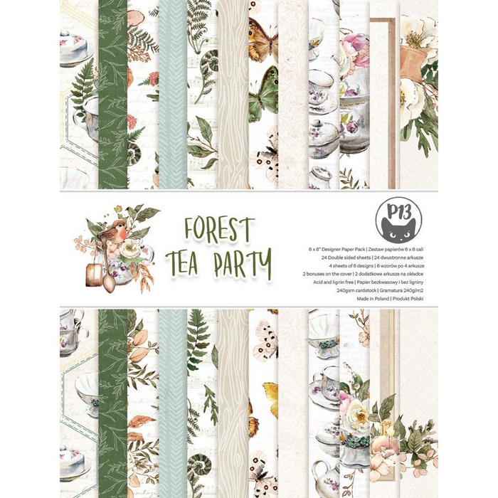 P13 Forest Tea Party 6" x 8" Paper Pad