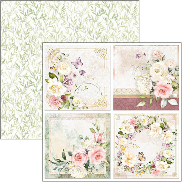 Ciao Bella Blooming 12" x 12" Patterns Scrapbooking Paper Set