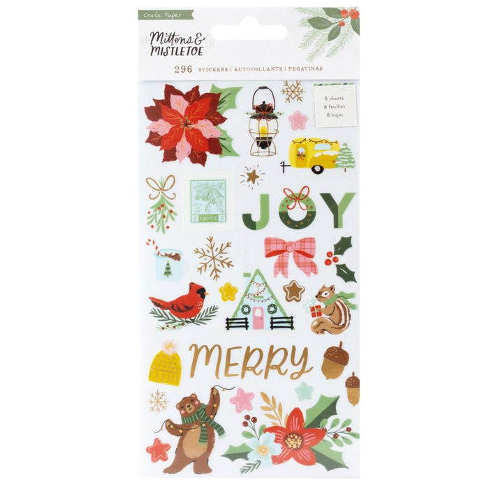 Mittens & Mistletoe Sticker Book by Crate Paper