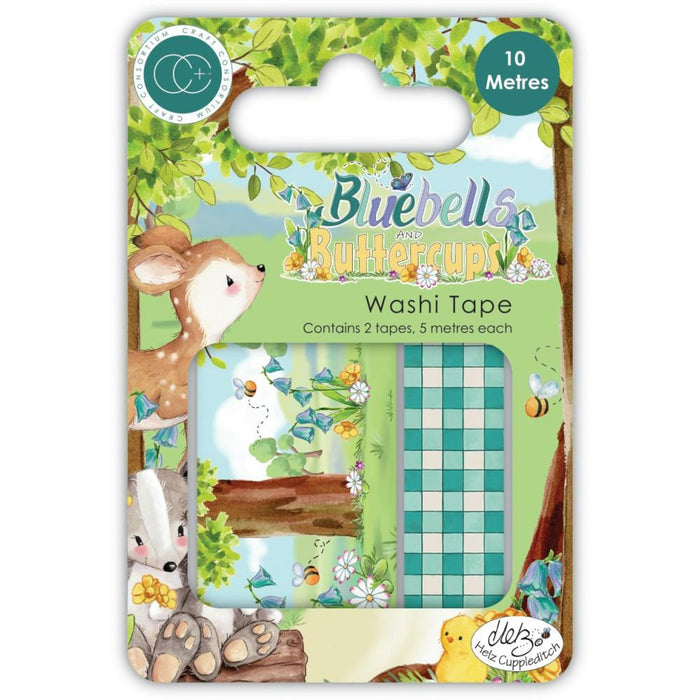 Craft Consortium Bluebells & Buttercups Washi Tape