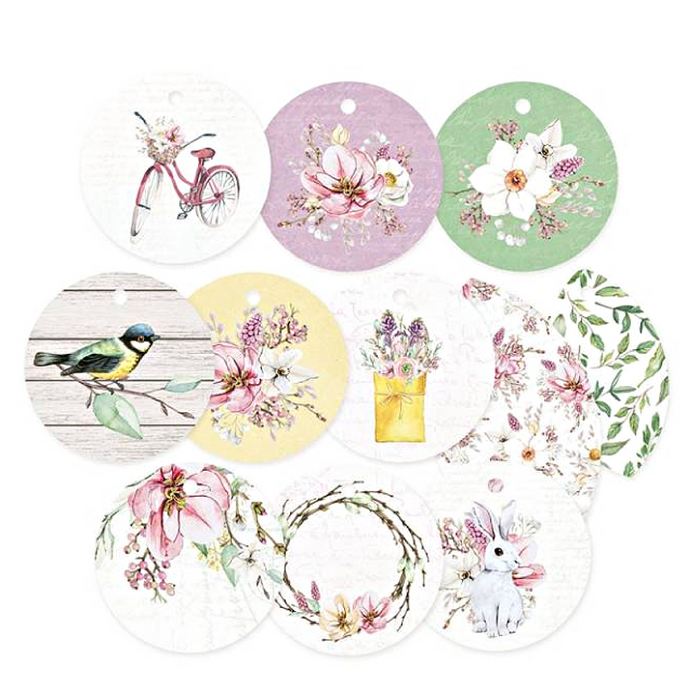 P13 The Four Seasons Spring Decorative Tags