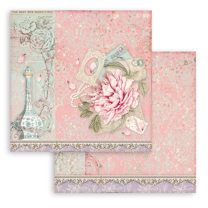 Stamperia Rose Parfum 12" x 12" Scrapbooking Paper Pad