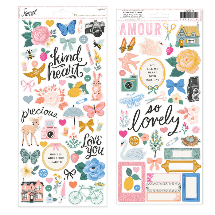 Parasol Cardstock Stickers by Maggie Holmes
