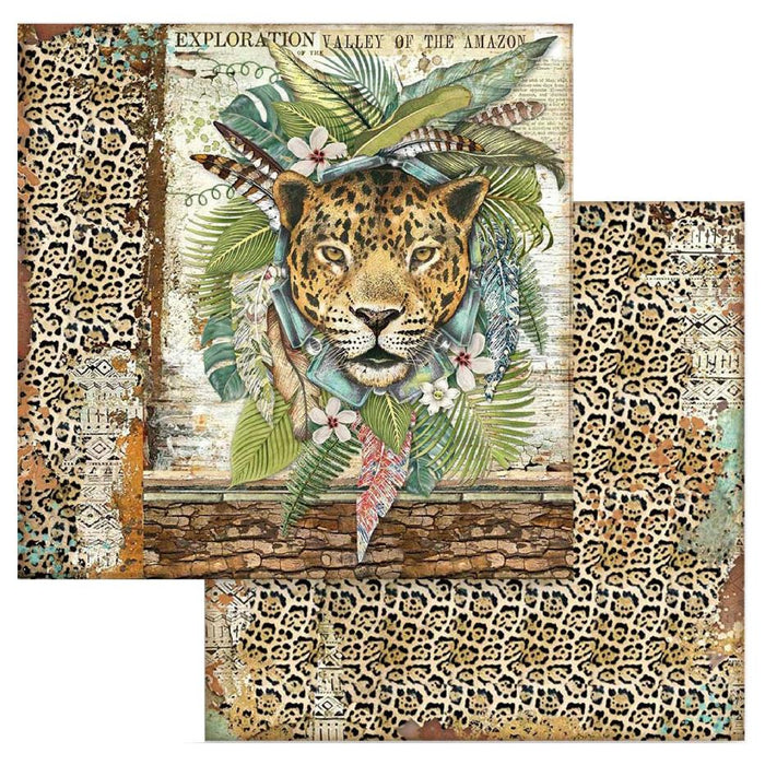 Stamperia Amazonia 8" x 8" Scrapbooking Paper Pad