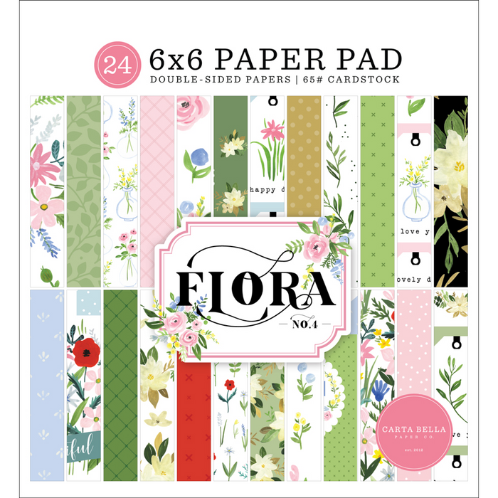 Carta Bella Flora No.4 6" x 6" Paper Pad