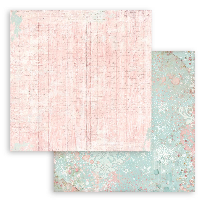 Stamperia Sweet Winter 12" x 12" Maxi Backgrounds Selection Paper Pad