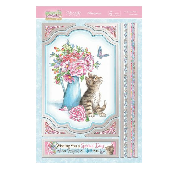 Springtime Wishes Deco Large A Curious Kitten by Hunkydory