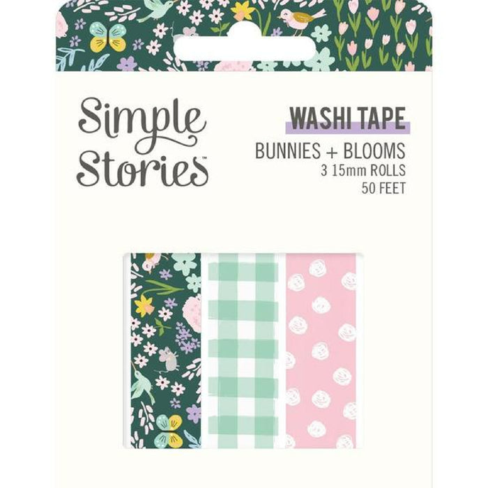 Simple Stories Bunnies & Blooms Washi Tape 3pc