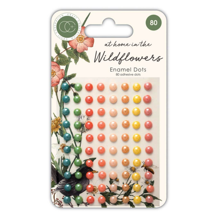 Craft Consortium At Home In The Wildflowers Enamel Dots