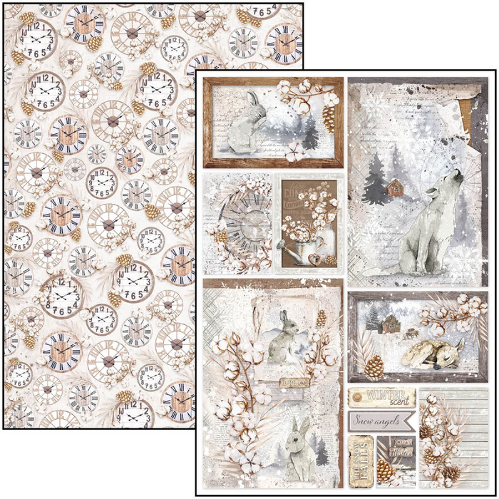 Ciao Bella Cozy Moments A4 Scrapbooking Paper Set