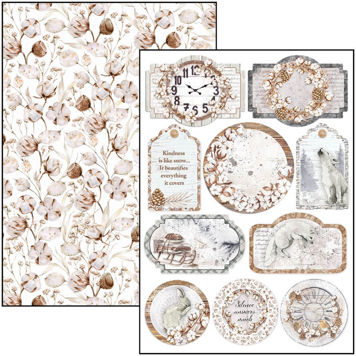 Ciao Bella Cozy Moments A4 Scrapbooking Paper Set